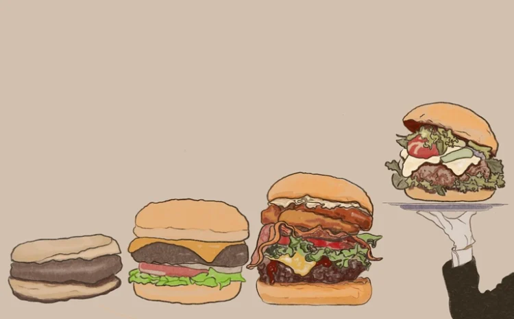  The development of burgers across time and their history